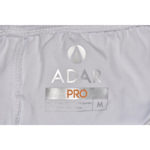 ADAR NEW $40 Pro Scrub Ultimate Yoga‎ Jogger Pant White Medium Tall - Picture 4 of 4